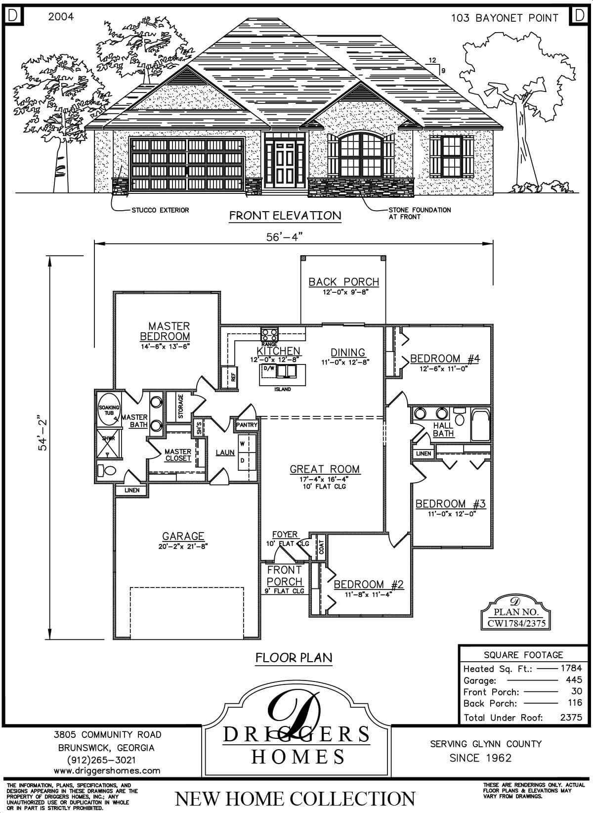 Floor Plan PDF of 103 Bayonet Point
