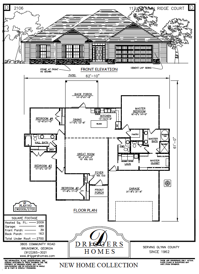 Floor Plan PDF of 117 Autumn Ridge Ct