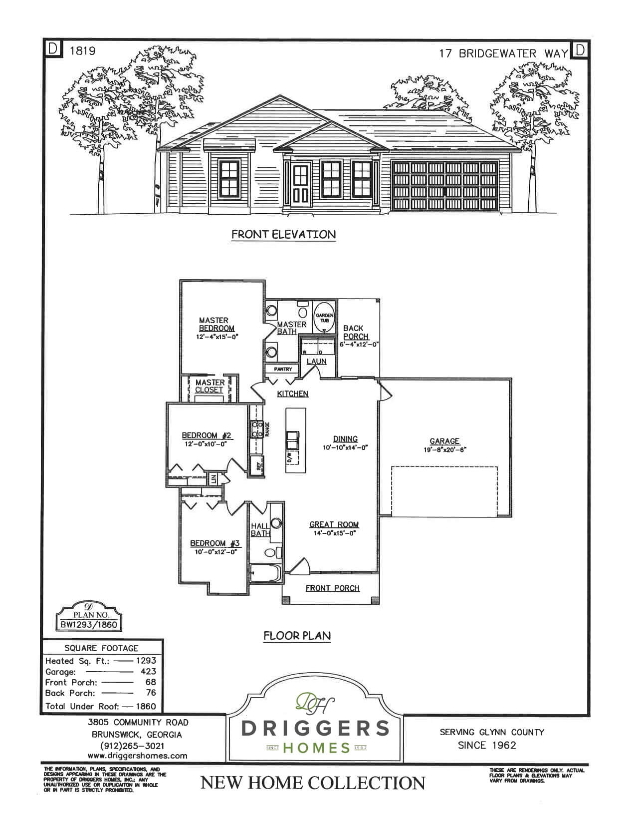 Floor Plan PDF of 17 Bridgewater Way