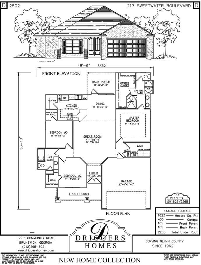 Floor Plan PDF of 217 Sweetwater Blvd