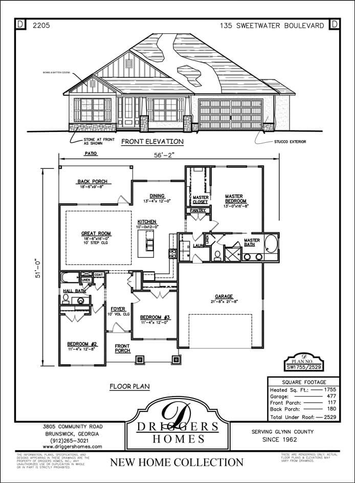 Floor Plan PDF of 135 sweet water