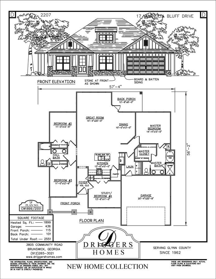 Floor Plan PDF of 17 magnolia bluff dr