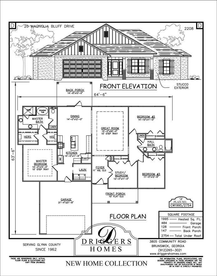 Floor Plan PDF of 20 magnolia bluff dr