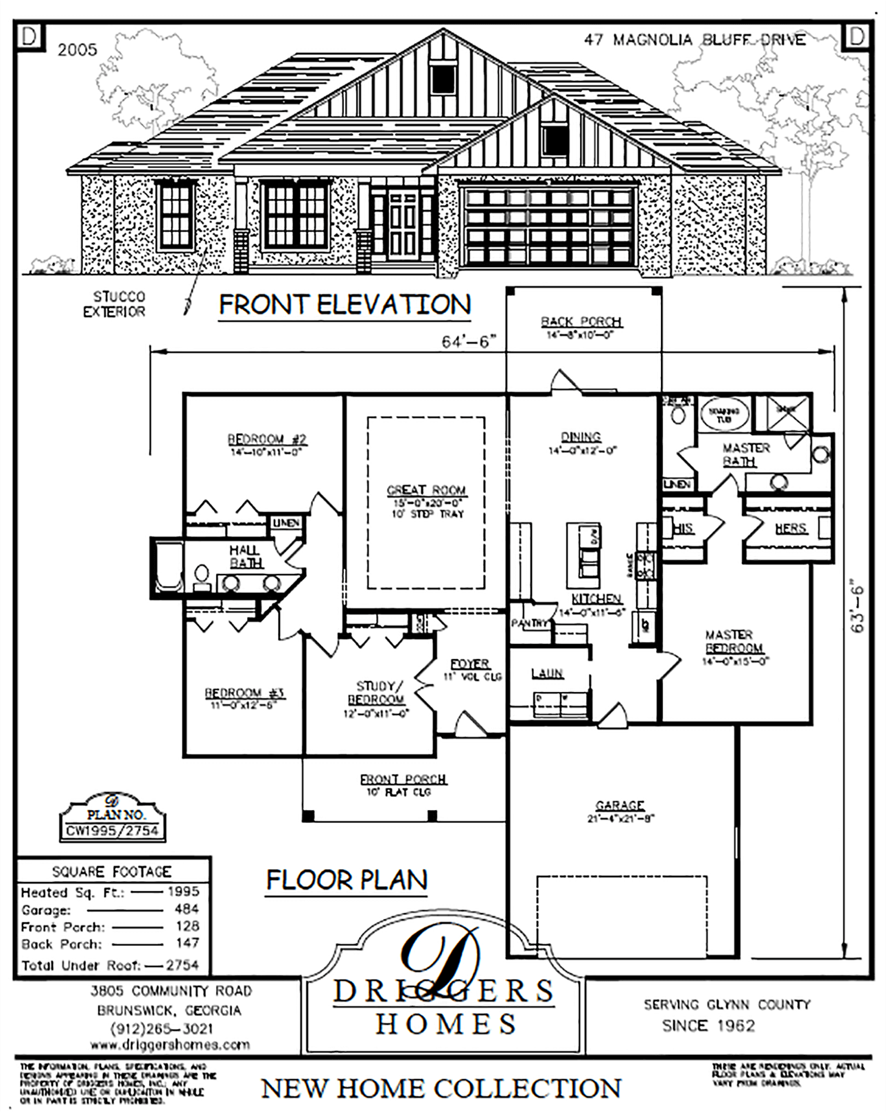 Floor Plan PDF of 51 magnolia bluff dr