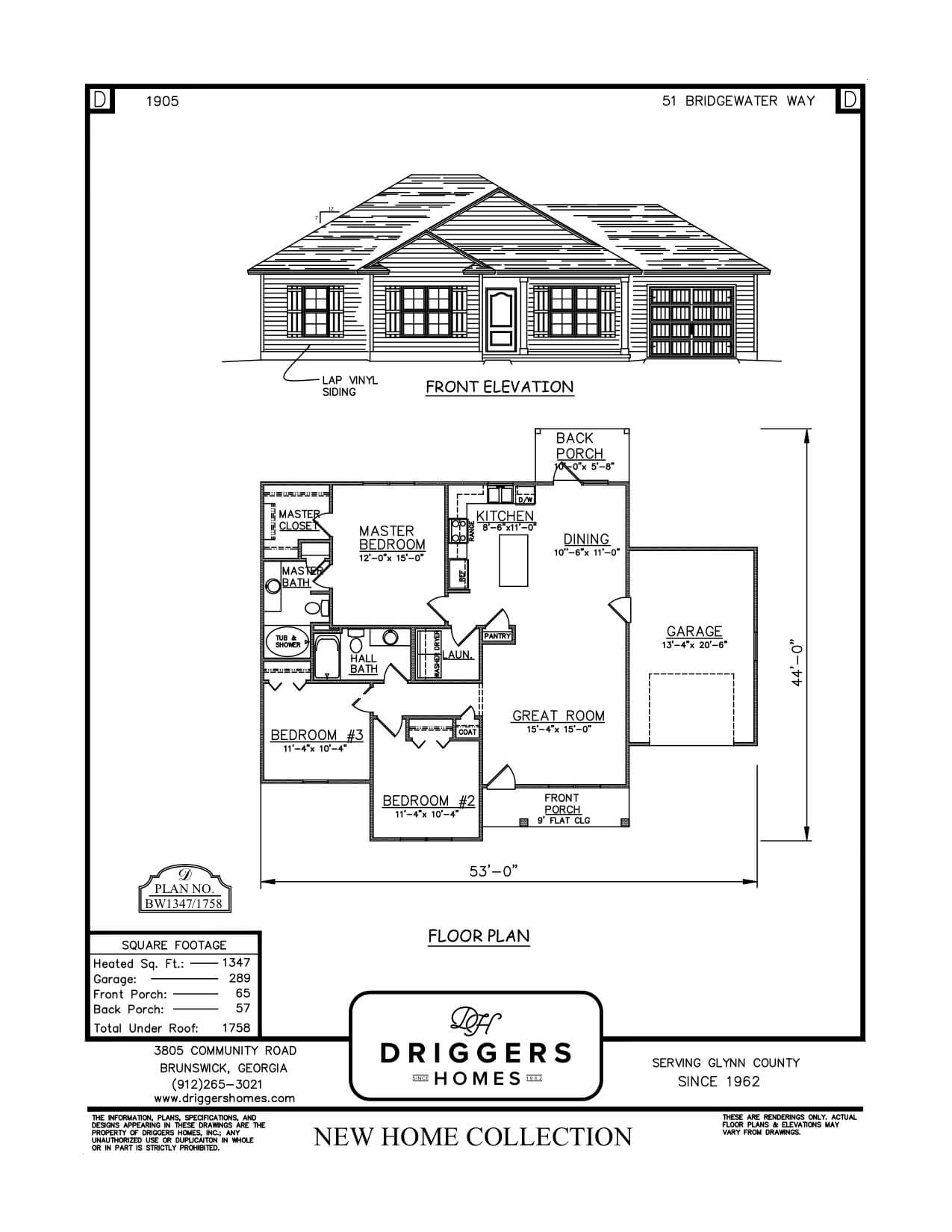 Floor Plan PDF of 51 Bridgewater Way